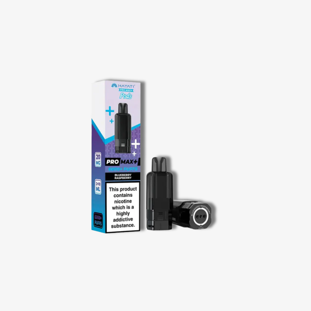 Hayati Pro Max Plus 6000 Prefilled Pods Blueberry Raspberry vape device