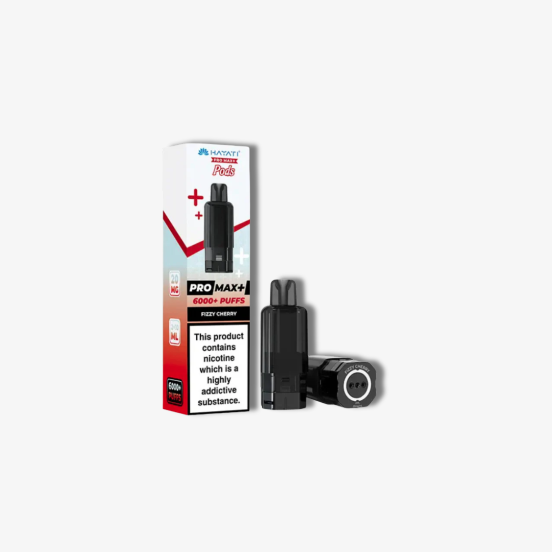 Hayati Pro Max Plus 6000 Prefilled Pods Fizzy Cherry vape device