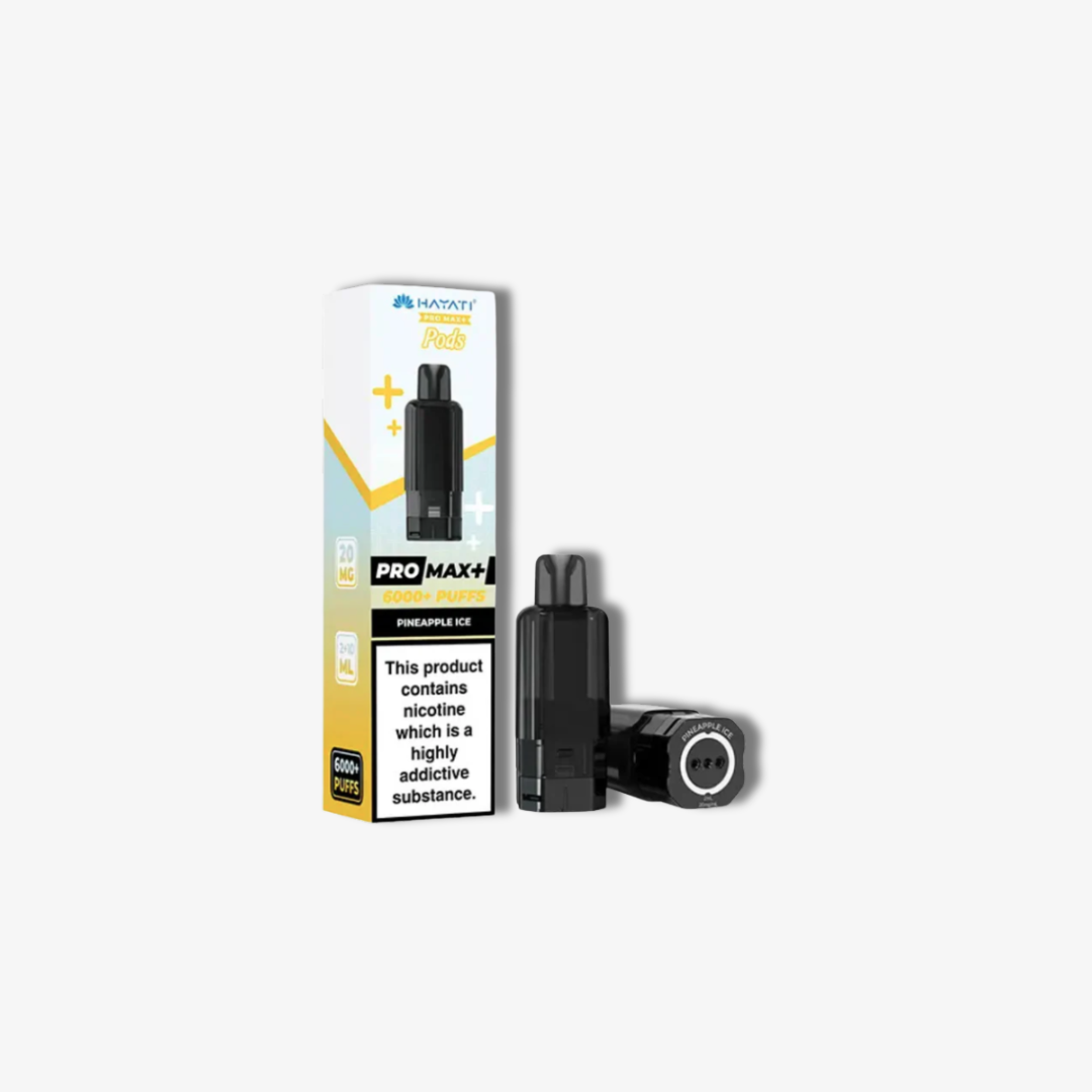 Hayati Pro Max Plus 6000 Prefilled Pod Pineapple Ice vape device