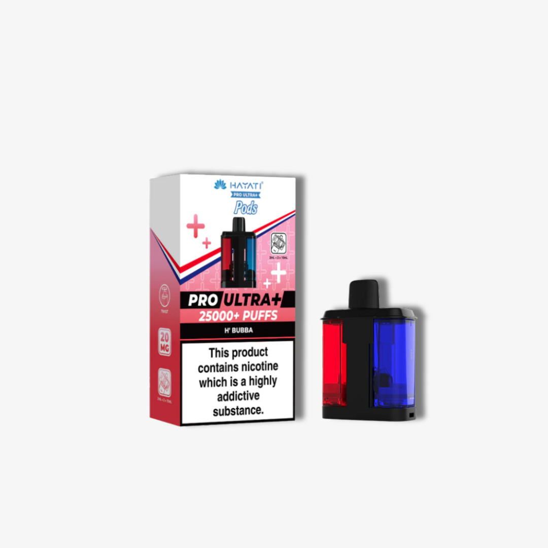 Hayati Pro Ultra Plus 25k Prefilled Pods H'Bubba vape device
