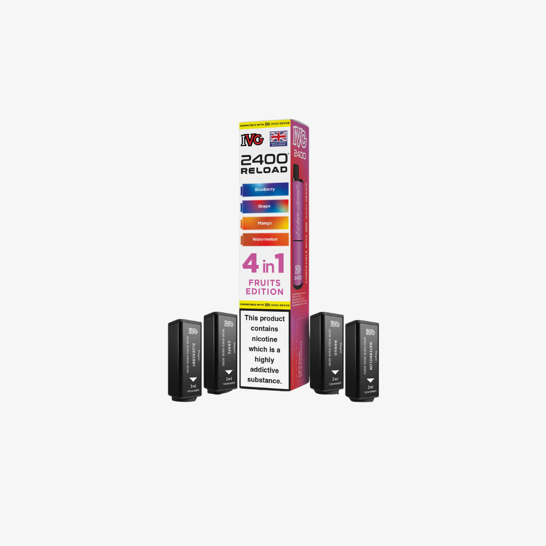 IVG 2400 4 In 1 Fruits Edition Reload Pods