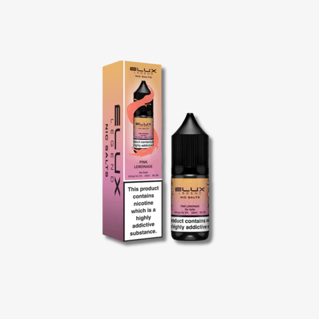 Pink Lemonade Nic Salt E-Liquid by Elux Legend 10ml bottle 10mg e-liquid