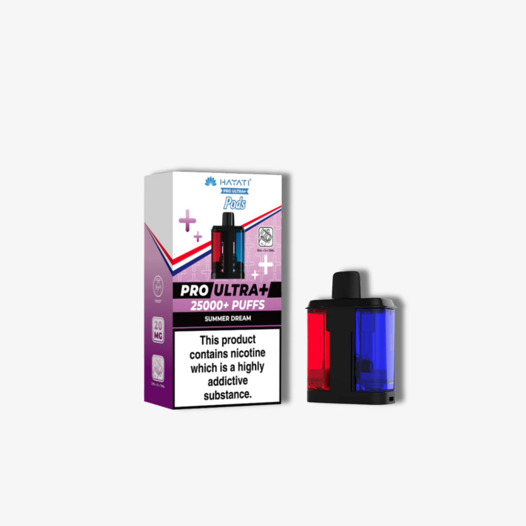 Hayati Pro Ultra Plus 25k Prefilled Pods Summer Dream vape device