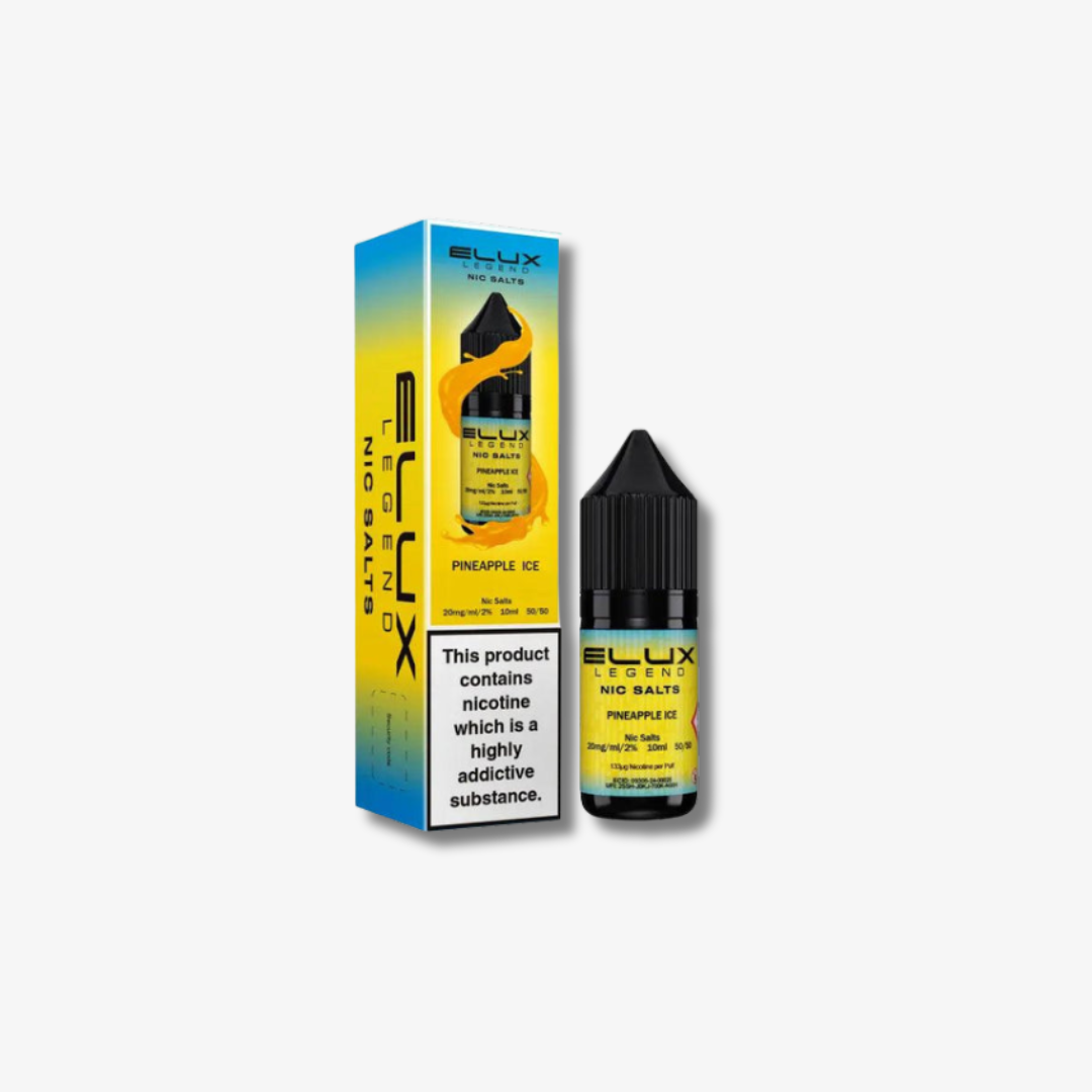 Pineapple Ice Nic Salt E-Liquid by Elux Legend 10ml bottle 10mg e-liquid