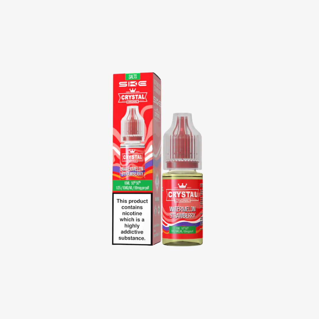 Crystal Nic Salts - Watermelon Strawberry - 10ml E-liquid