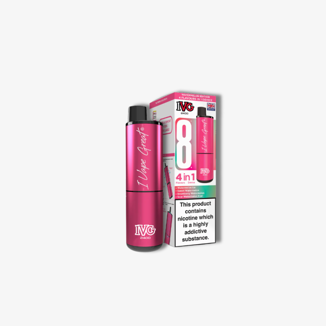 IVG 2400 4 In 1 Starter Kit Watermelon Edition vape device