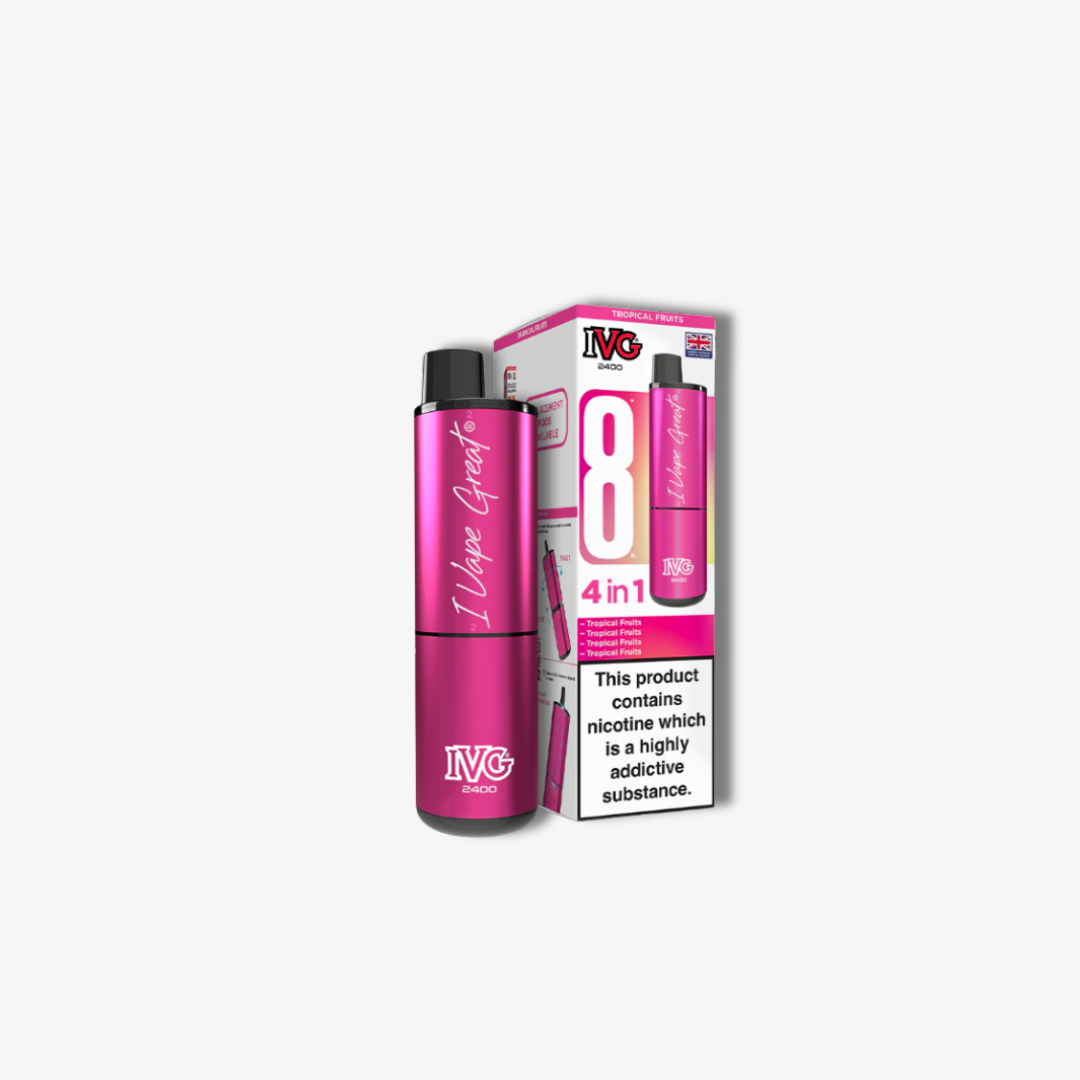 IVG 2400 4 In 1 Starter Kit Tropical Fruits vape device