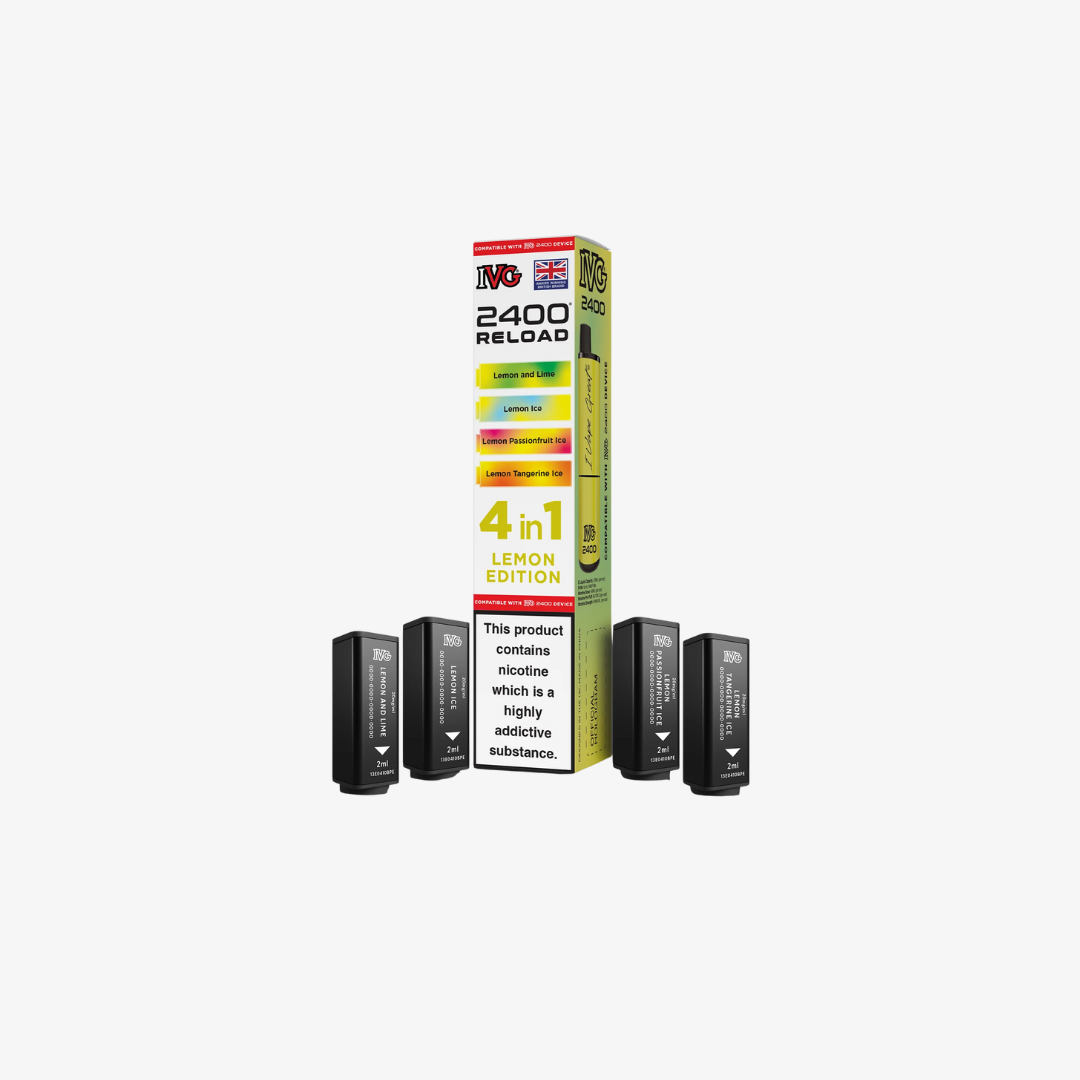 IVG 2400 4 In 1 Lemon Edition Reload Pods