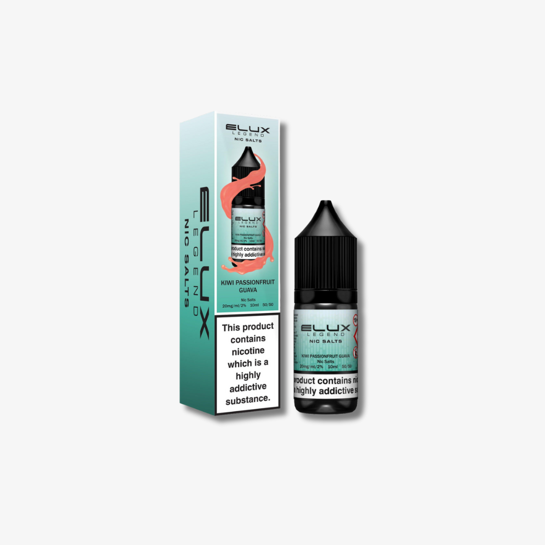 Kiwi Passionfruit Guava Nic Salt E-Liquid by Elux Legend 10ml bottle  e-liquid