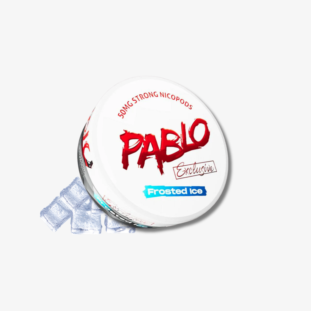 Frosted Ice Nicotine Pouches By Pablo can 20mg nicotine pouches
