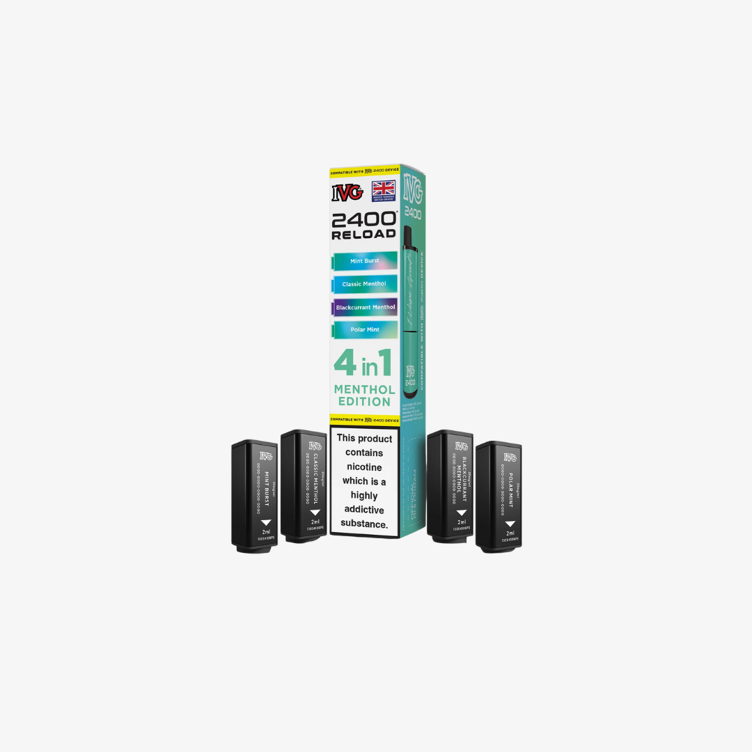 IVG 2400 4 In 1 Menthol Edition Reload Pods