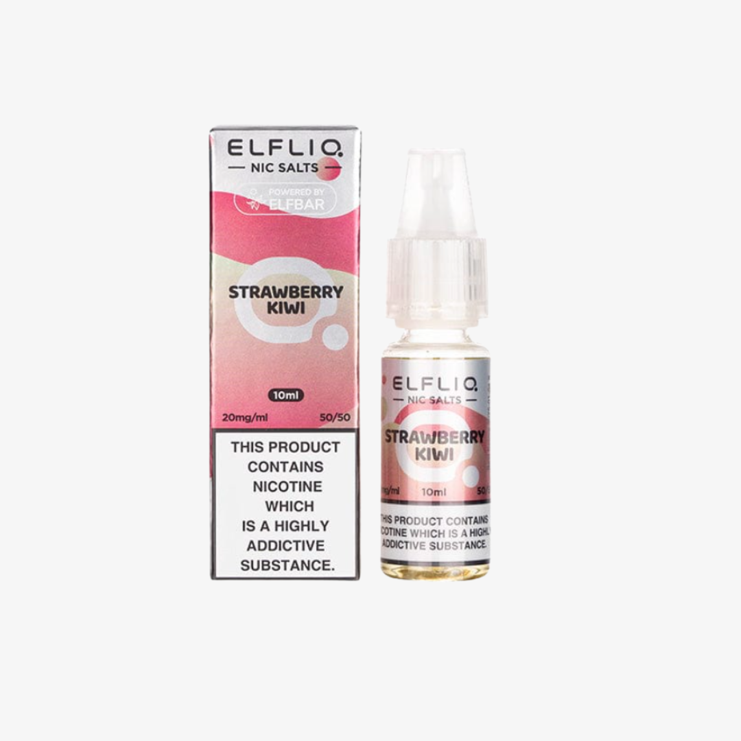 Strawberry Kiwi Nic Salt E-Liquid by Elf Bar ELFLIQ bottle  e-liquid