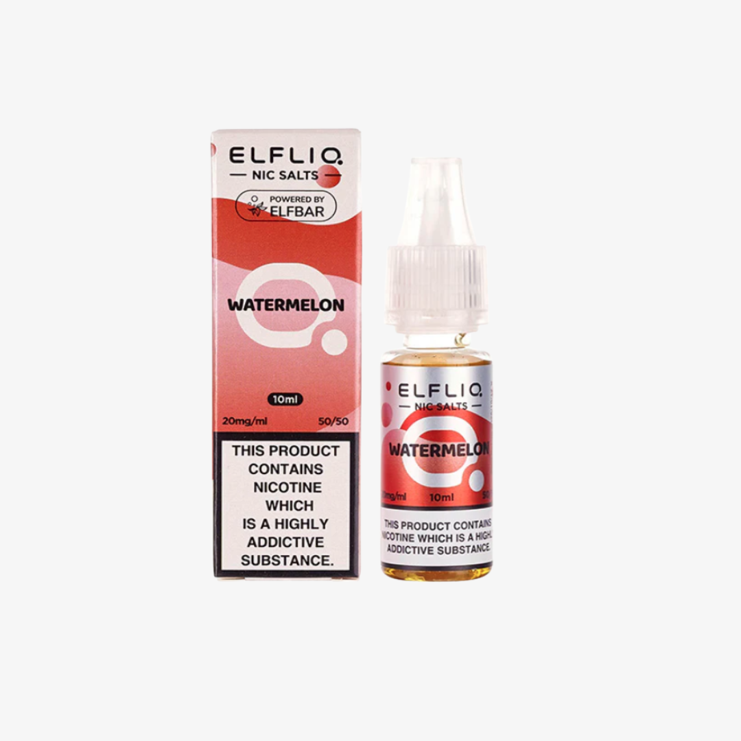 Watermelon Nic Salt E-Liquid by Elf Bar ELFLIQ bottle  e-liquid