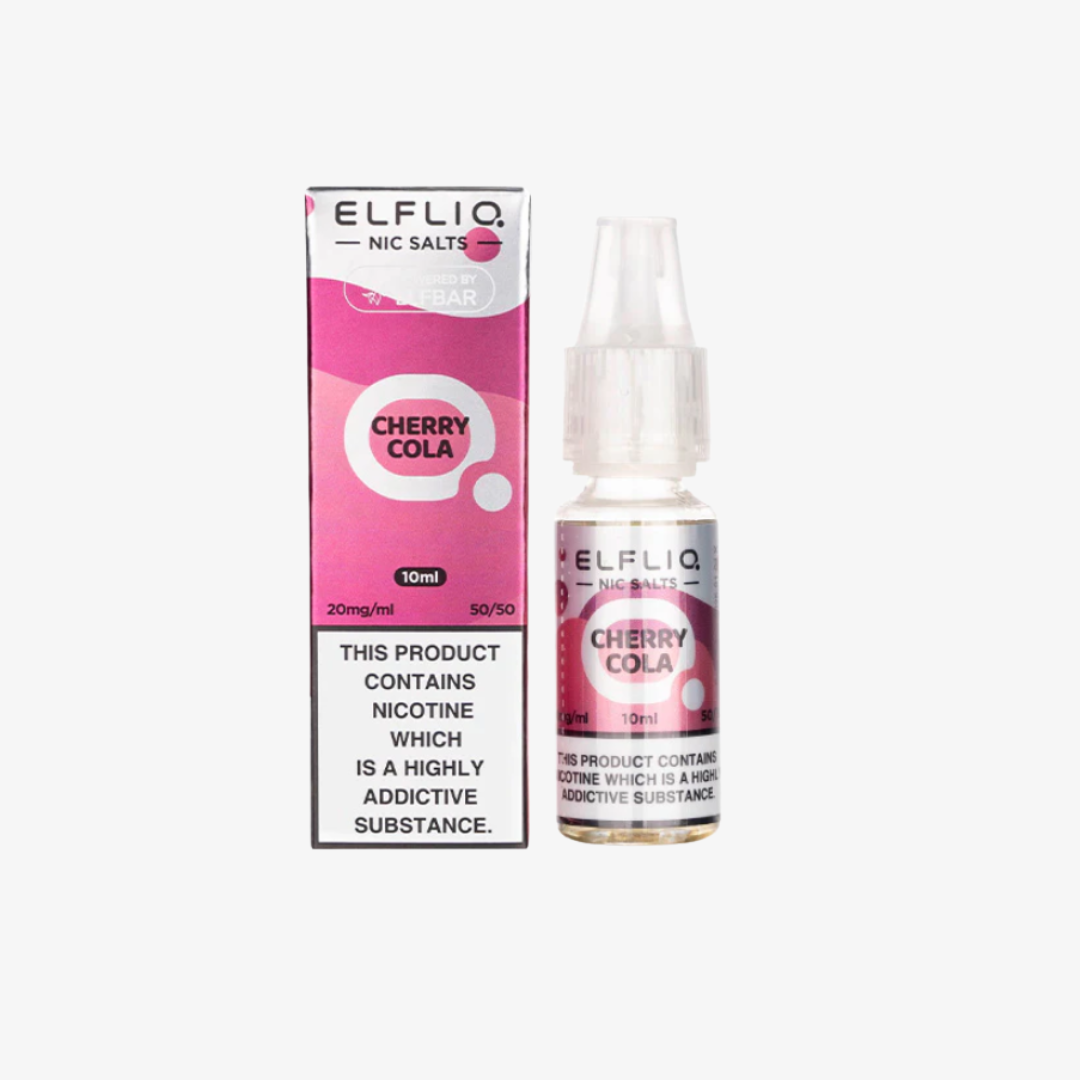 Cherry Cola Nic Salt E-Liquid by Elf Bar ELFLIQ bottle  e-liquid