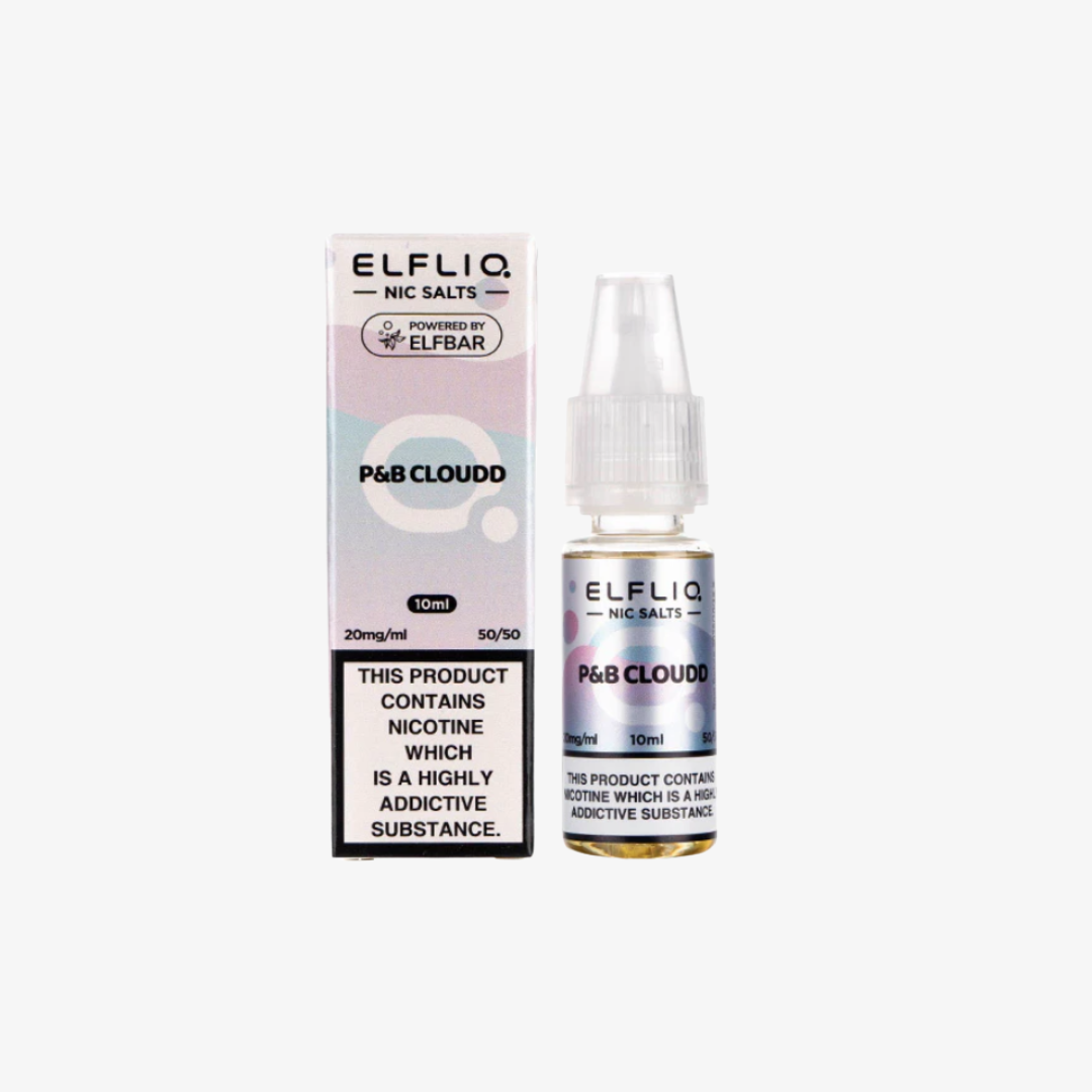 P&B Cloudd Nic Salt E-Liquid by Elf Bar ELFLIQ bottle  e-liquid