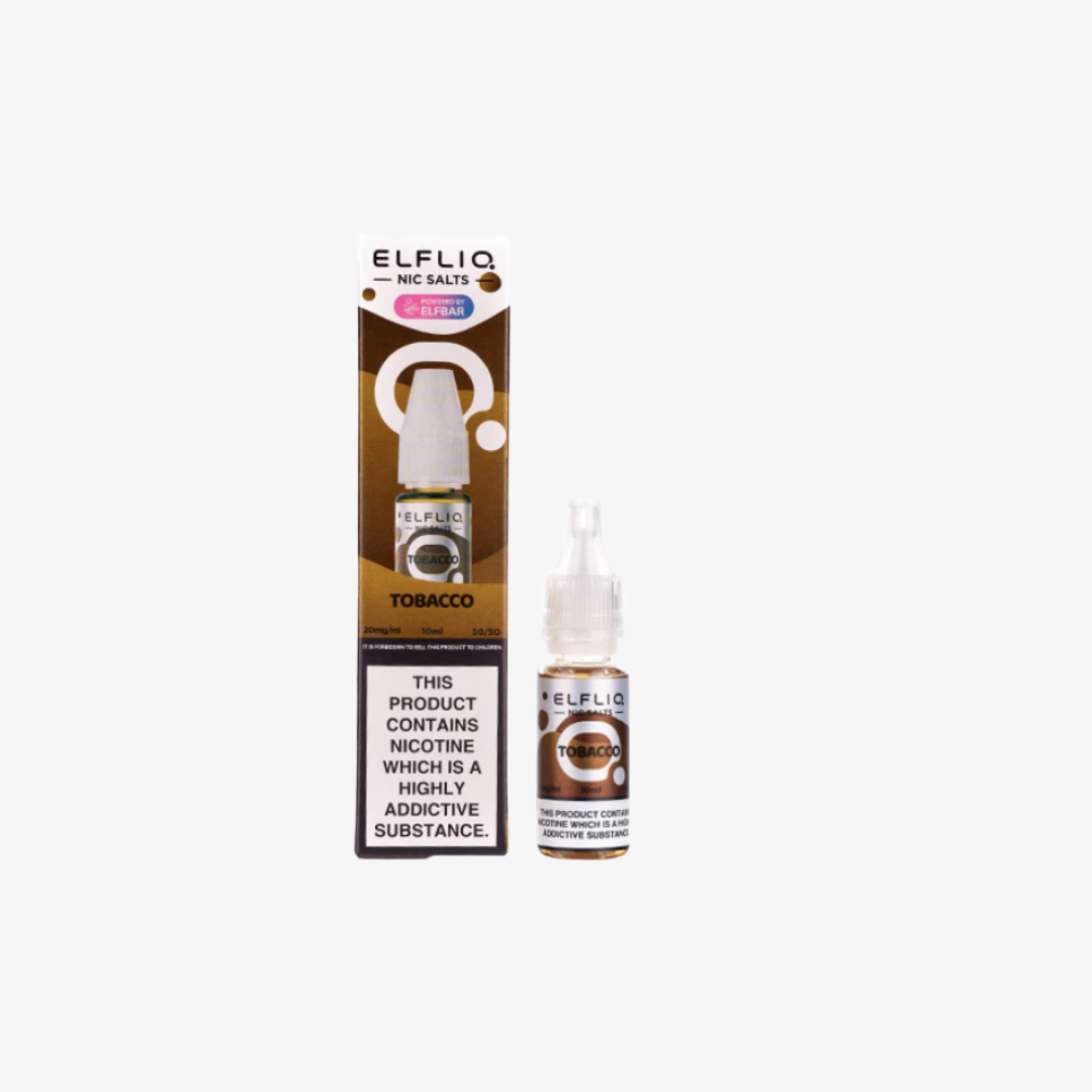 Tobacco Nic Salt E-Liquid by Elf Bar ELFLIQ bottle  e-liquid