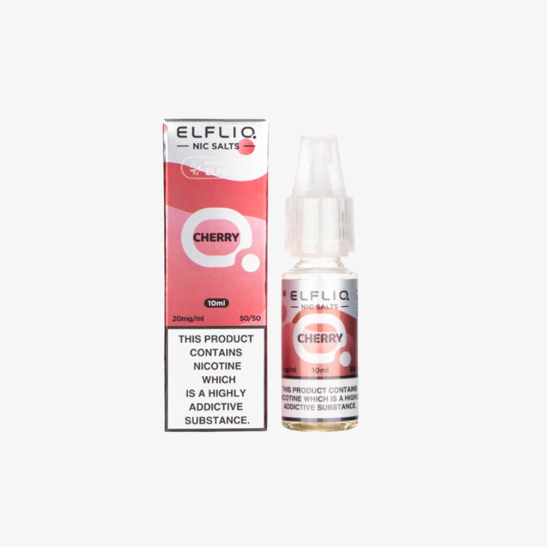 Cherry Nic Salt E-Liquid by Elf Bar ELFLIQ bottle  e-liquid