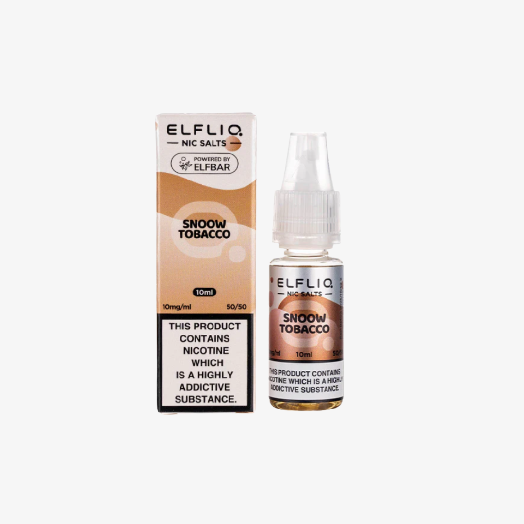 Snoow Tobacco Nic Salt E-Liquid by Elf Bar ELFLIQ bottle  e-liquid