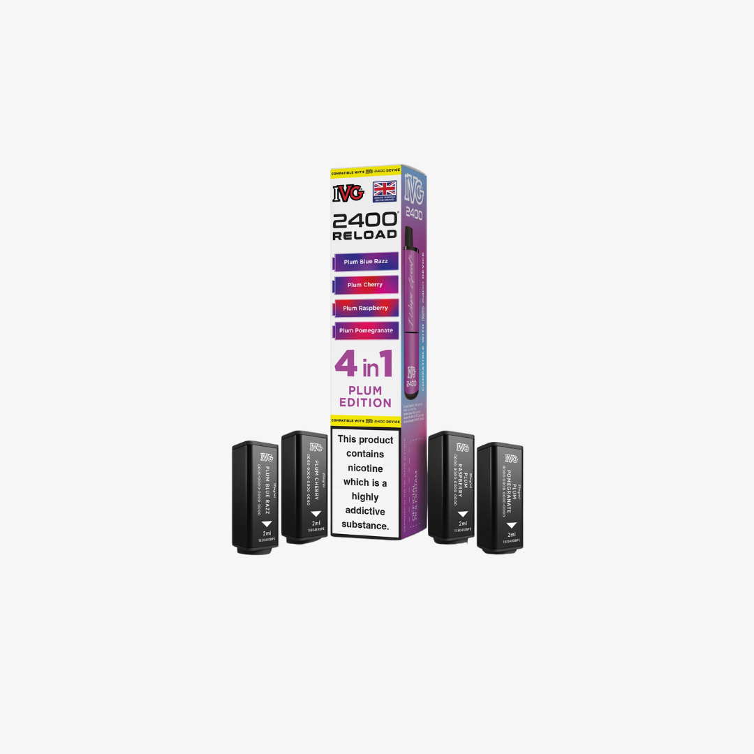 IVG 2400 4 In 1 Plum Edition Reload Pods
