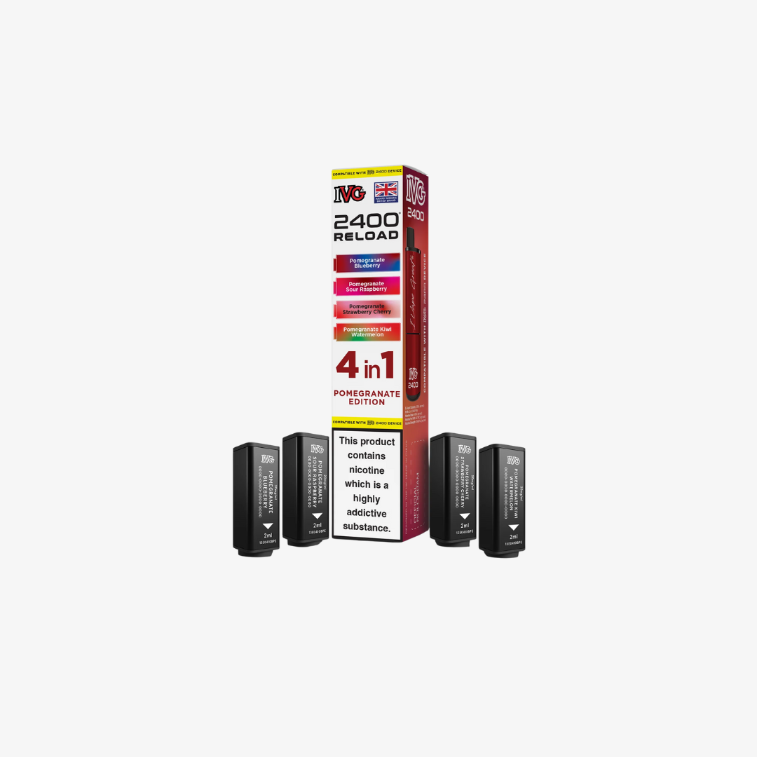 IVG 2400 4 In 1 Pomegranate Edition Reload Pods