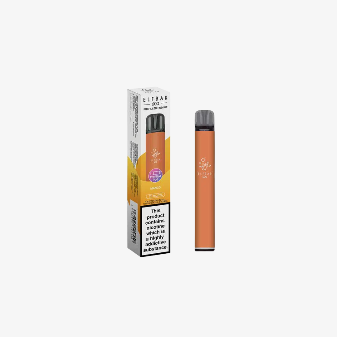 Elf Bar 600 Prefilled Pod Vape Kits Mango vape device