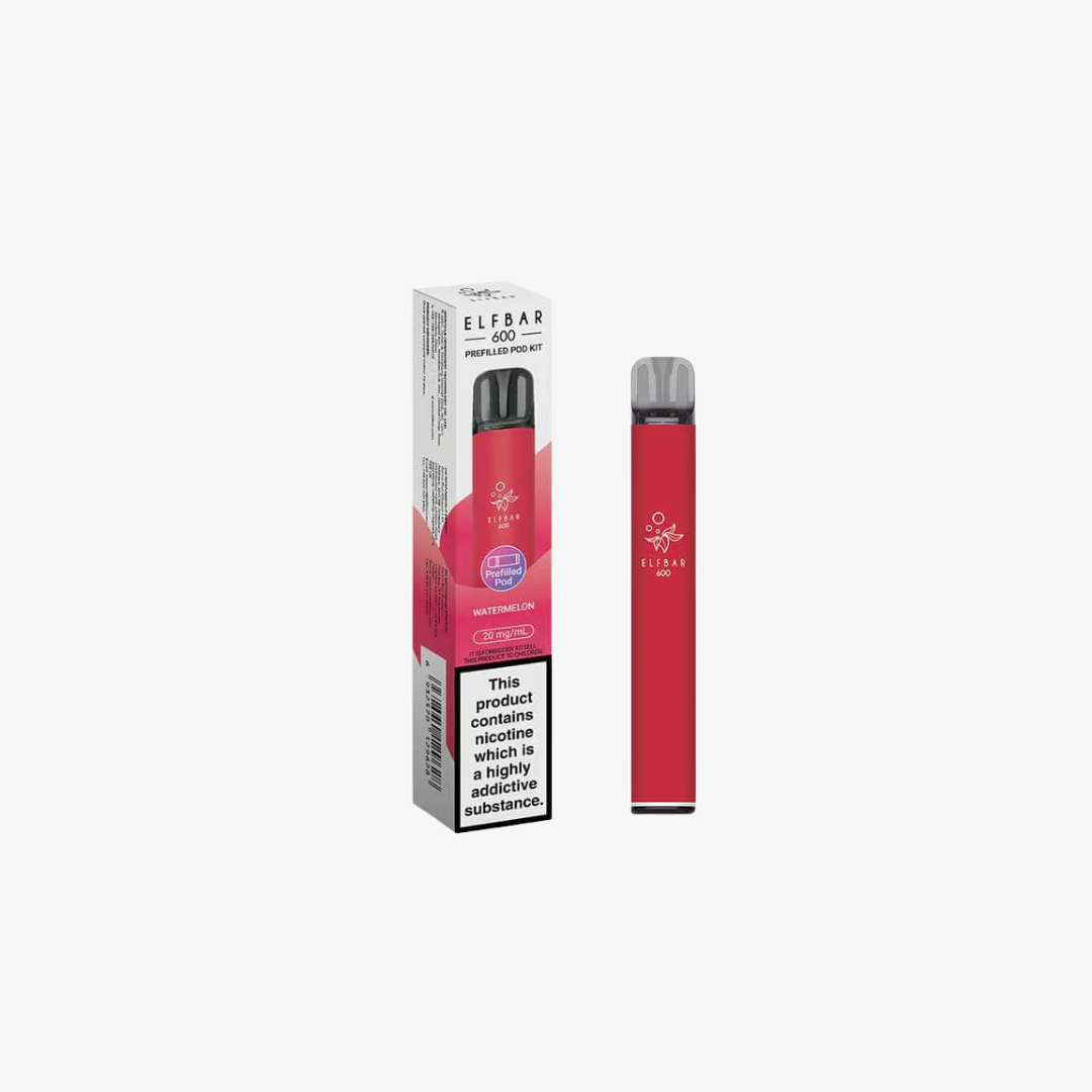 Elf Bar 600 Prefilled Pod Vape Kits Watermelon vape device