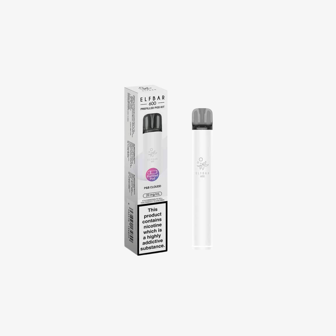 Elf Bar 600 Prefilled Pod Vape Kits P & B Cloudd vape device