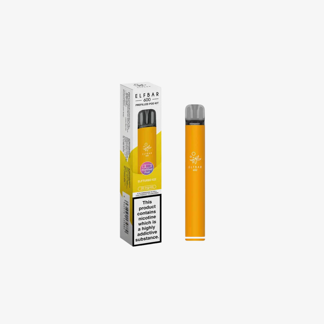 Elf Bar 600 Prefilled Pod Vape Kits Elf Turbo Ice vape device