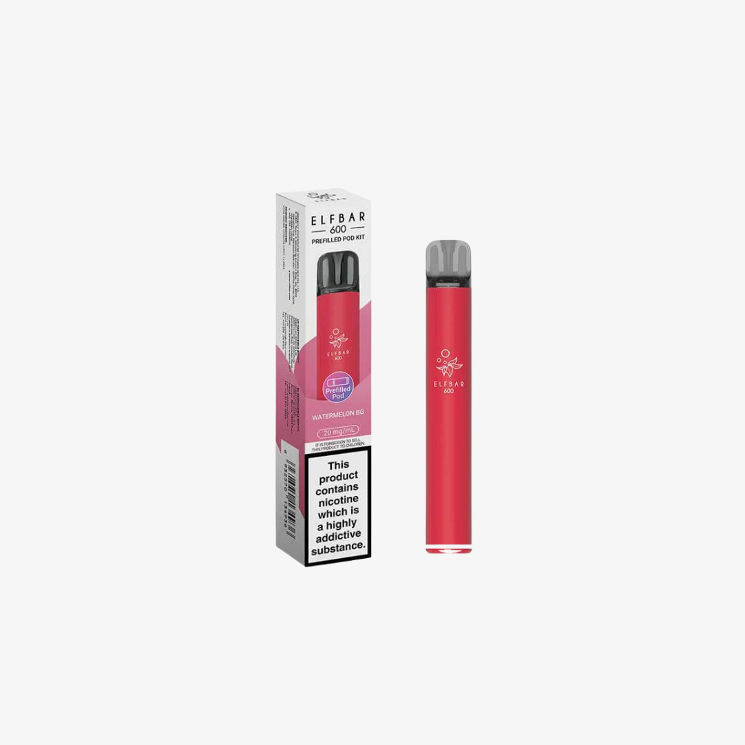 Elf Bar 600 Prefilled Pod Vape Kits Watermelon BG vape device