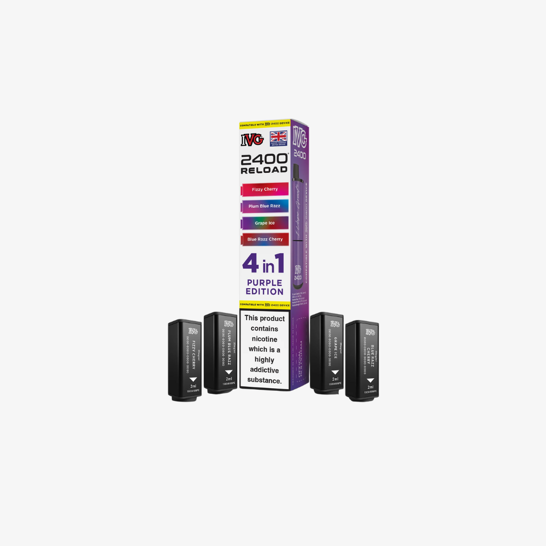 IVG 2400 4 In 1 Purple Edition Reload Pods