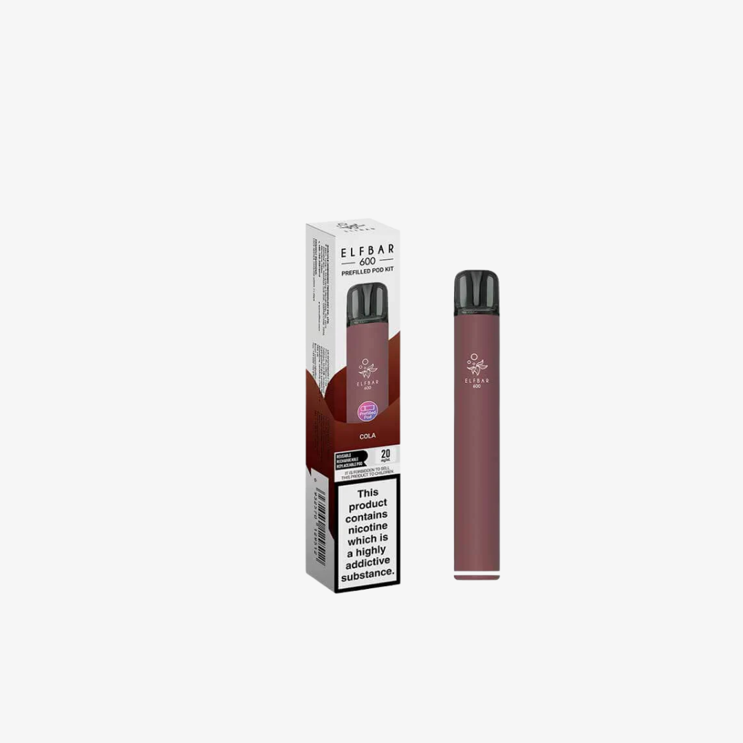 Elf Bar 600 Prefilled Pod Vape Kits Cola vape device