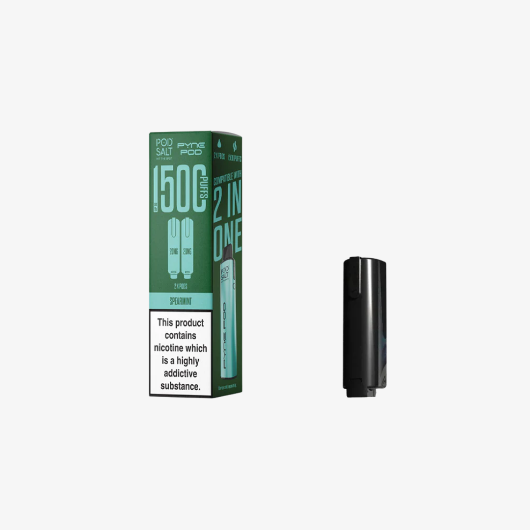 Spearmint Pod Salt Pyne Pod 2in1 Pre-filled Pods vape device