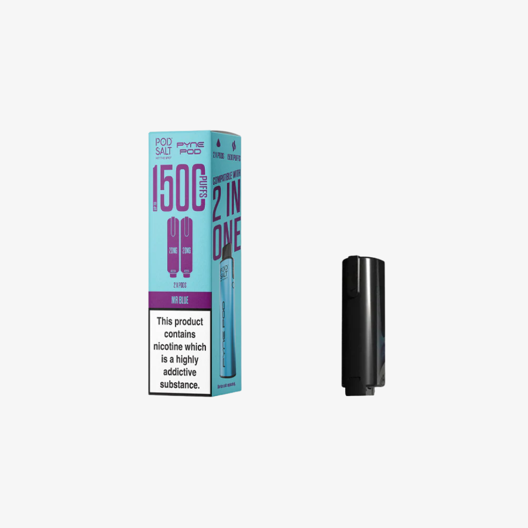 Mr Blue Pod Salt Pyne Pod 2in1 Pre-filled Pods vape device
