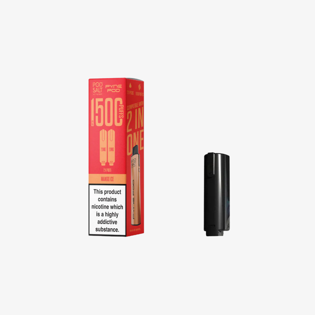 Mango Ice Pod Salt Pyne Pod 2in1 Pre-filled Pods vape device