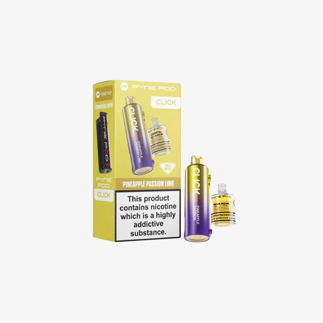 Pineapple Passion Lime Pyne Pod Click Refill vape device