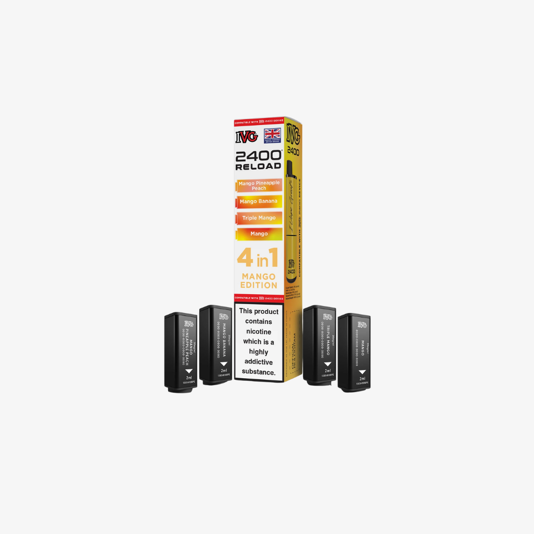 IVG 2400 4 In 1 Mango Edition Reload Pods