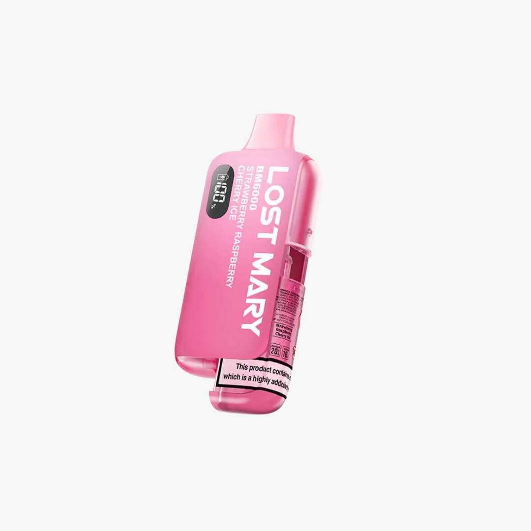 Lost Mary BM6000 Refillable Vape Kit-Strawberry Raspberry Blackberry vape device