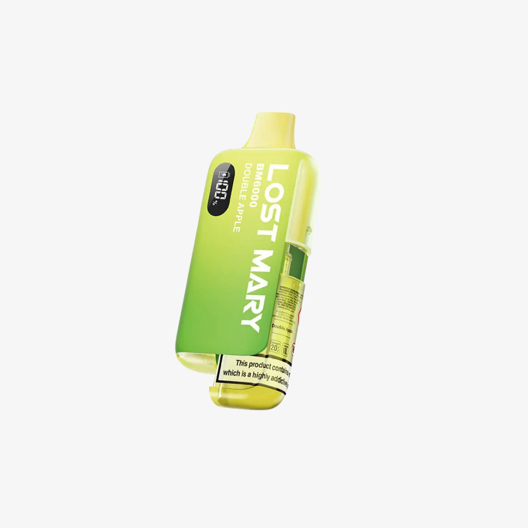 Lost Mary BM6000 Refillable Vape Kit-Double Apple vape device