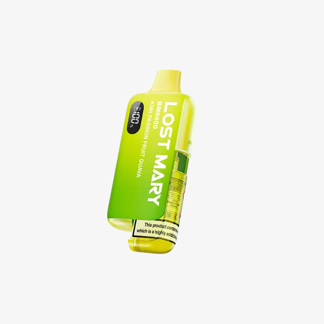 Lost Mary BM6000 Refillable Vape Kit-Kiwi Passion Fruit Guava vape device