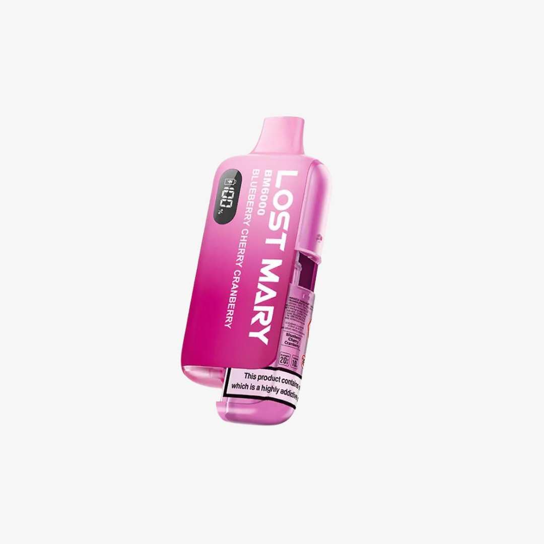 Lost Mary BM6000 Refillable Vape Kit-Blueberry Cherry Cranberry vape device