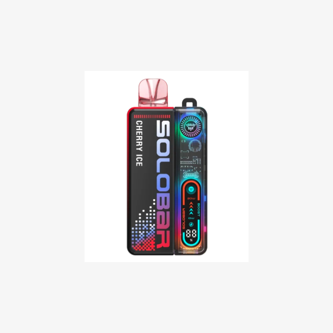 Solo Bar 30K Prefilled Pod Kit Cherry Ice vape device