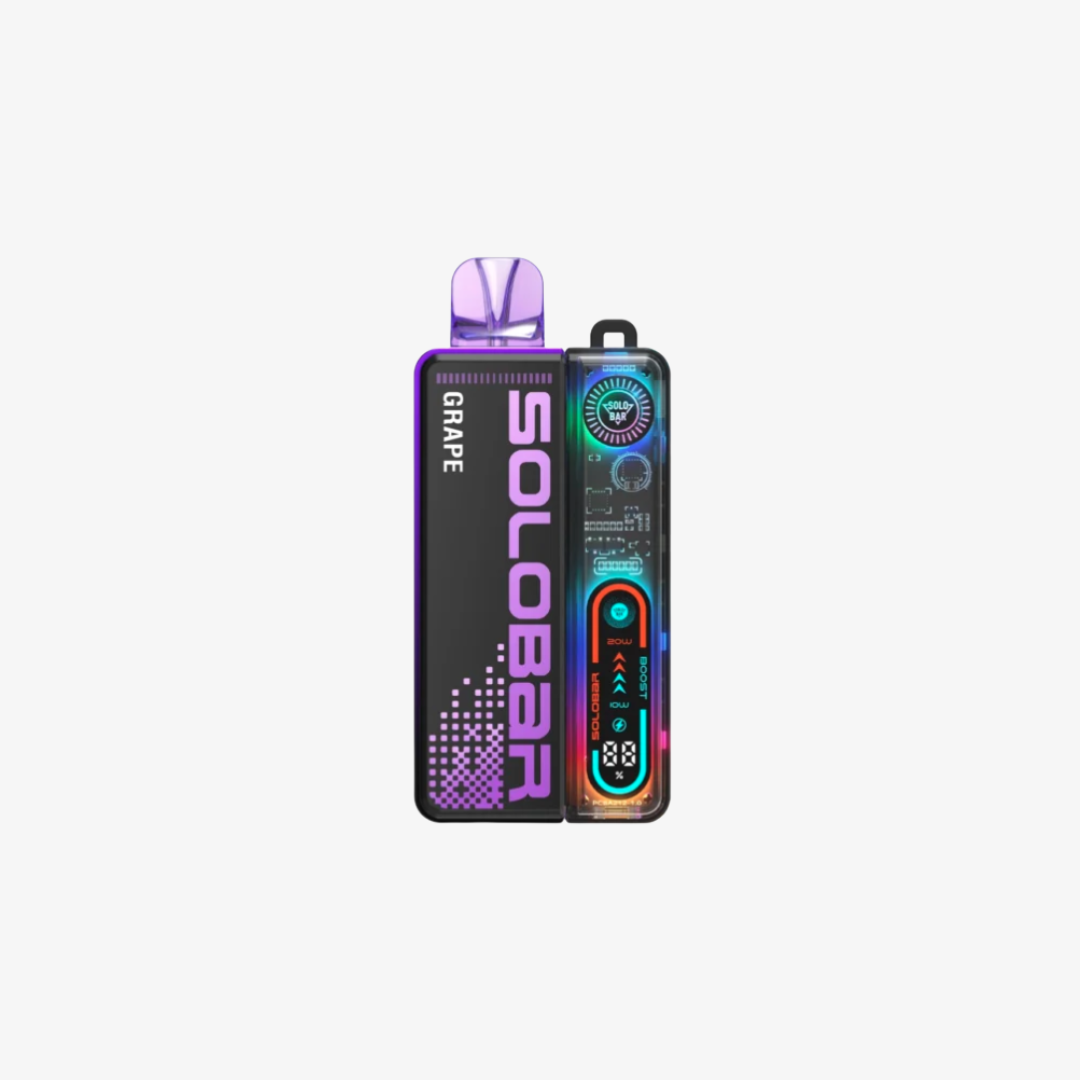 Solo Bar 30K Prefilled Pod Kit Grape vape device