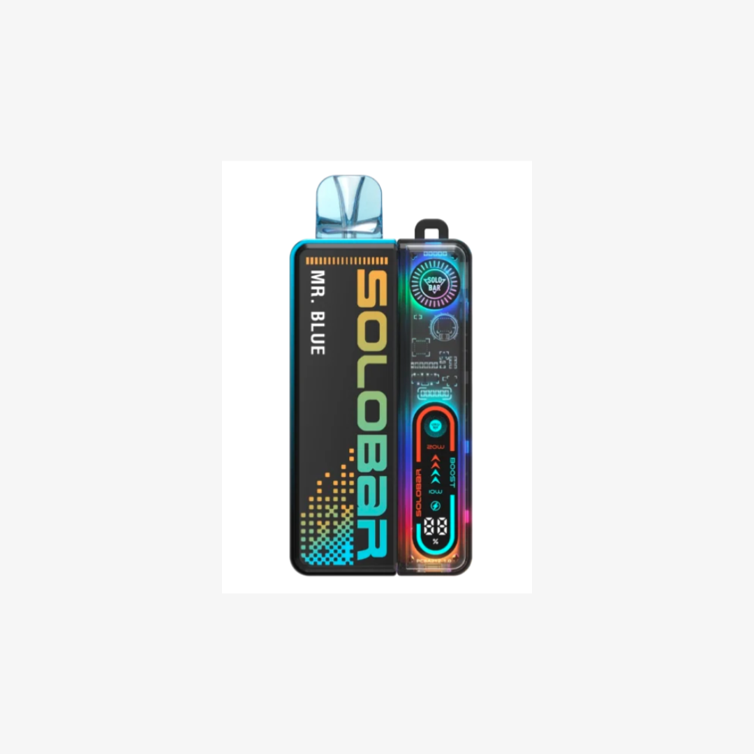 Solo Bar 30K Prefilled Pod Kit Mr. Blue vape device