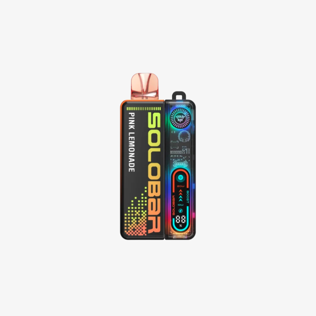 Solo Bar 30K Prefilled Pod Kit Pink lemonade vape device