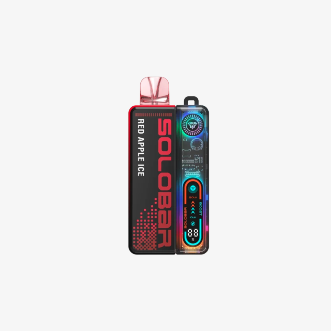Solo Bar 30K Prefilled Pod Kit Red Apple Ice vape device