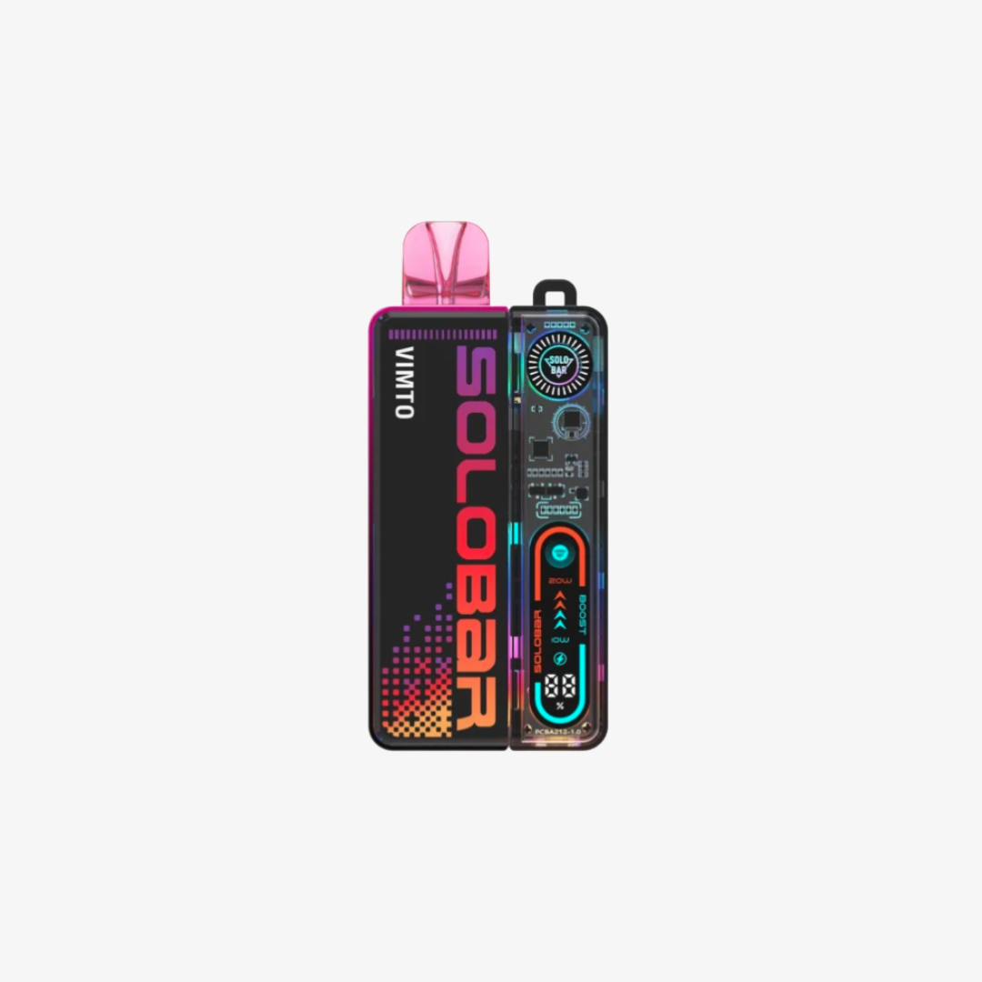 Solo Bar 30K Prefilled Pod Kit Vimto vape device