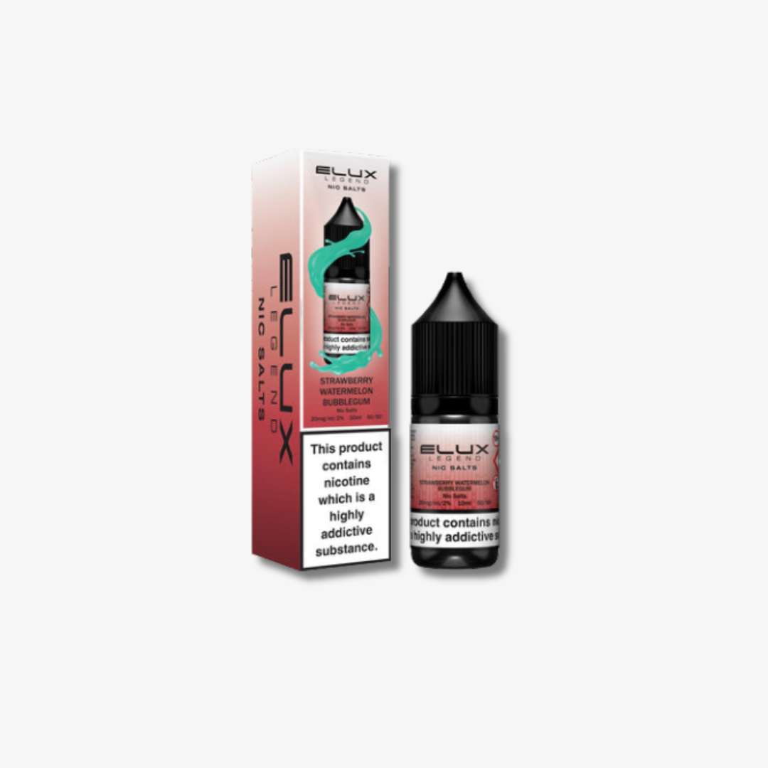Strawberry Watermelon Bubblegum Nic Salt E-Liquid by Elux Legend 10ml bottle 10mg e-liquid