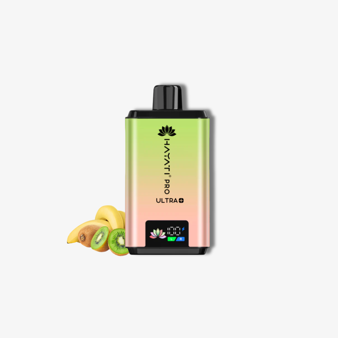 Hayati Pro Ultra Plus 25k Puffs Vape Kit Kiwi Banana vape device