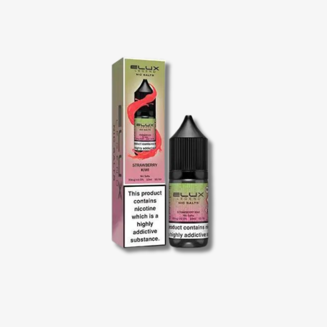 Strawberry Kiwi Nic Salt E-Liquid by Elux Legend 10ml bottle 10mg e-liquid