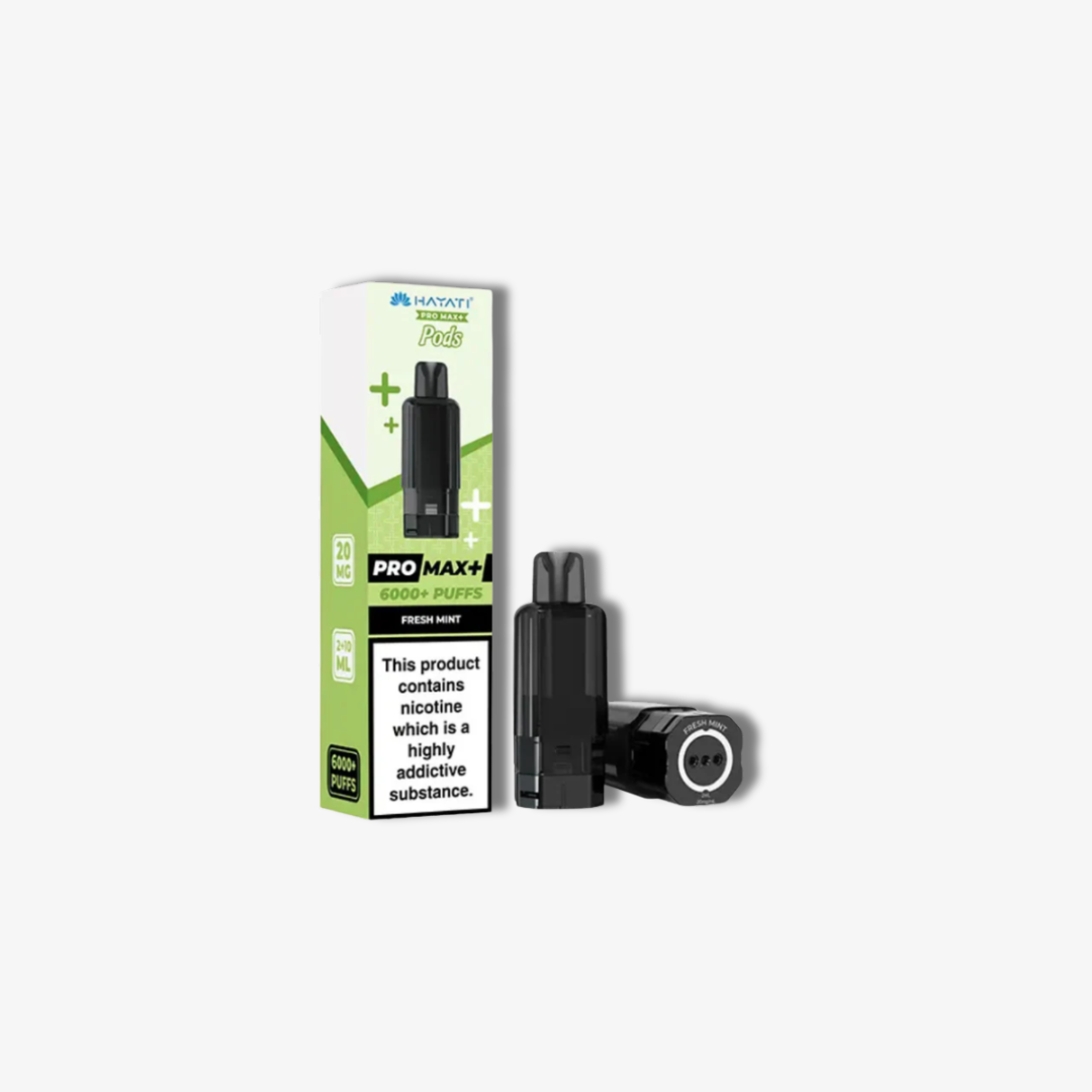 Hayati Pro Max Plus 6000 Prefilled Pods Fresh Mint vape device